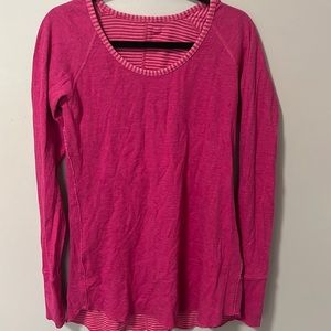 Sz 6 pink lulu sweatshirt